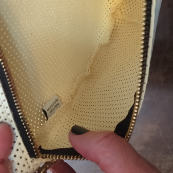 Clare V. Cream and Black Crossbody Bag - Picture 6 of 7